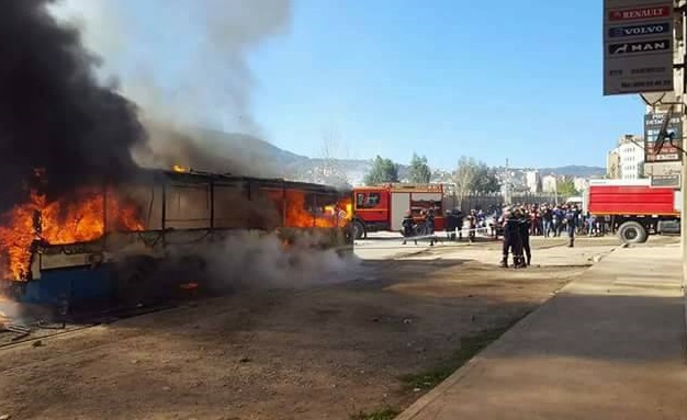 Une vue des manifestations à Béjaïa. D. R.